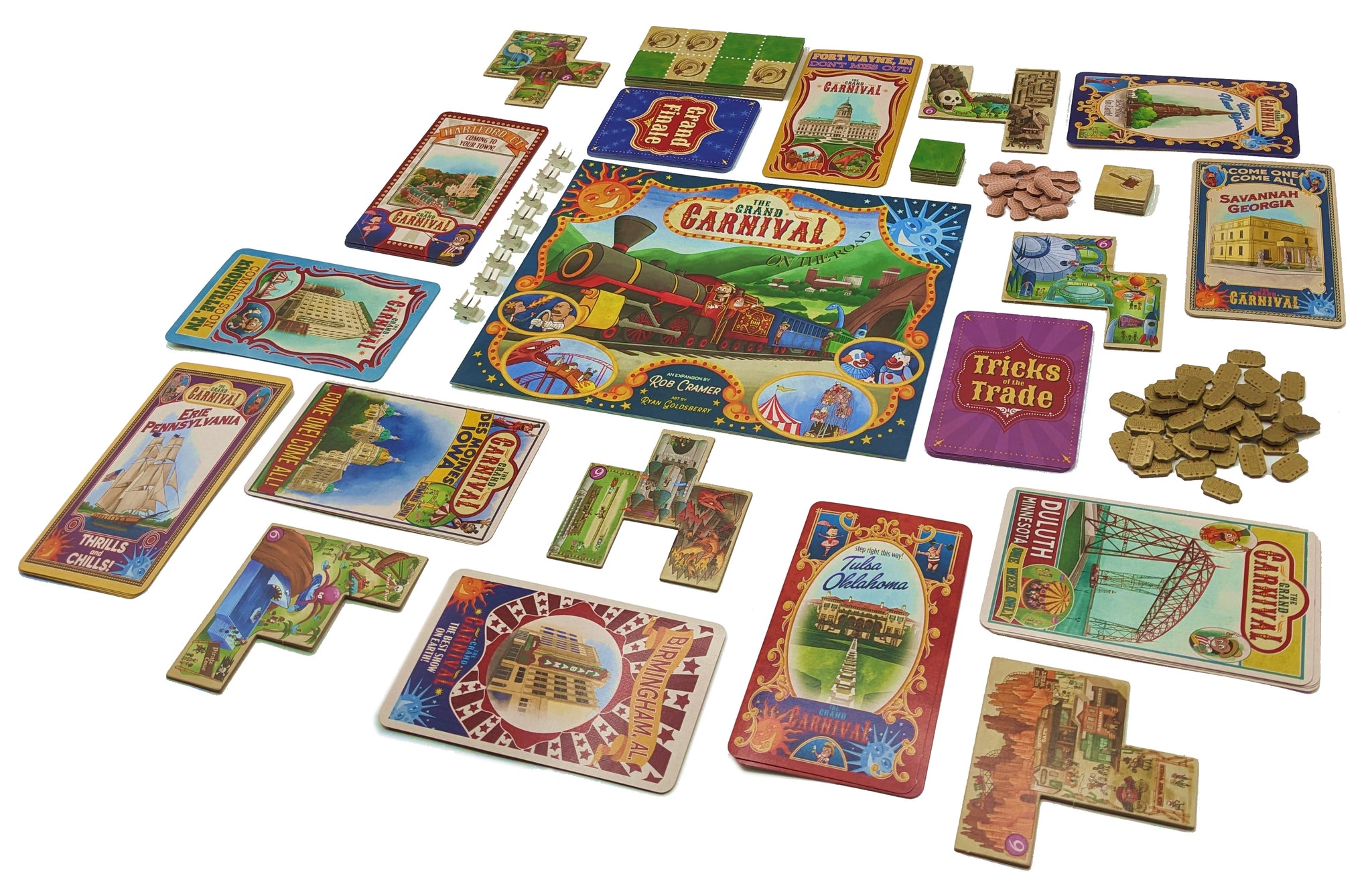 carnival of monsters board game expansion The Grand Carnival: On The Road
